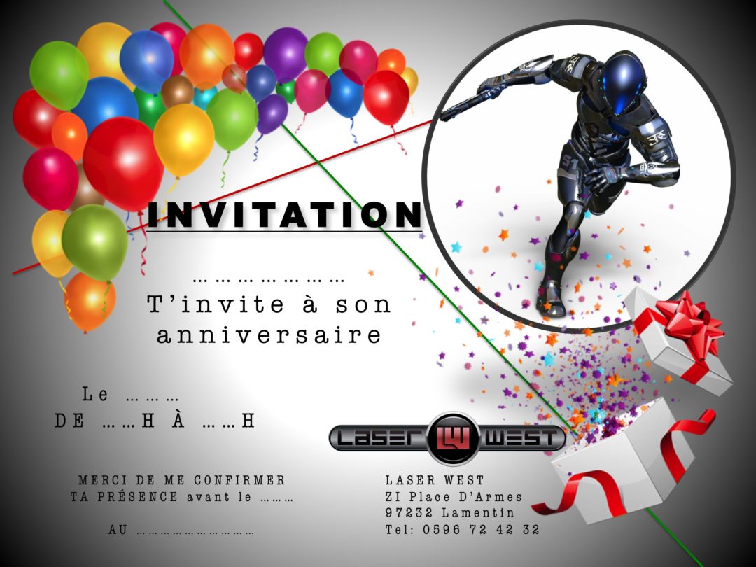 D Couvrez Nos Packs Anniversaire Laser West Martinique